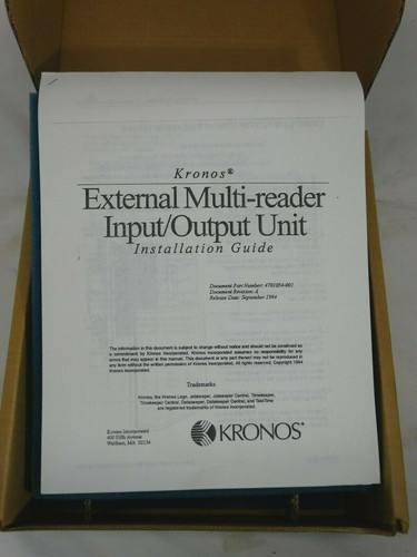 KRONOS 8600827-001 Multi Alternate Reader Interface Module, NEW! - Picture 7 of 7
