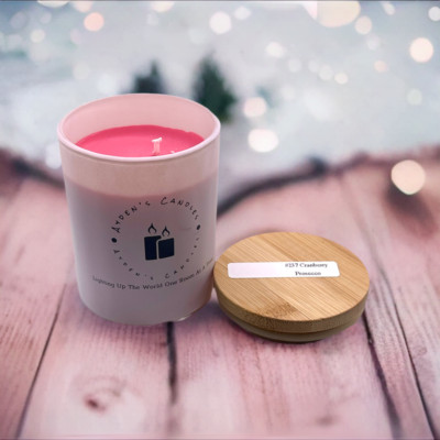  Aydens Candles - Cranberry Prosecco Scented Candle #237