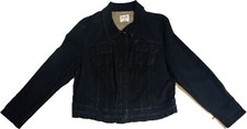 Ladies Elle Blue Denim Jean Jacket W/ Ruffled Bottom -size Xl - New With Tags!