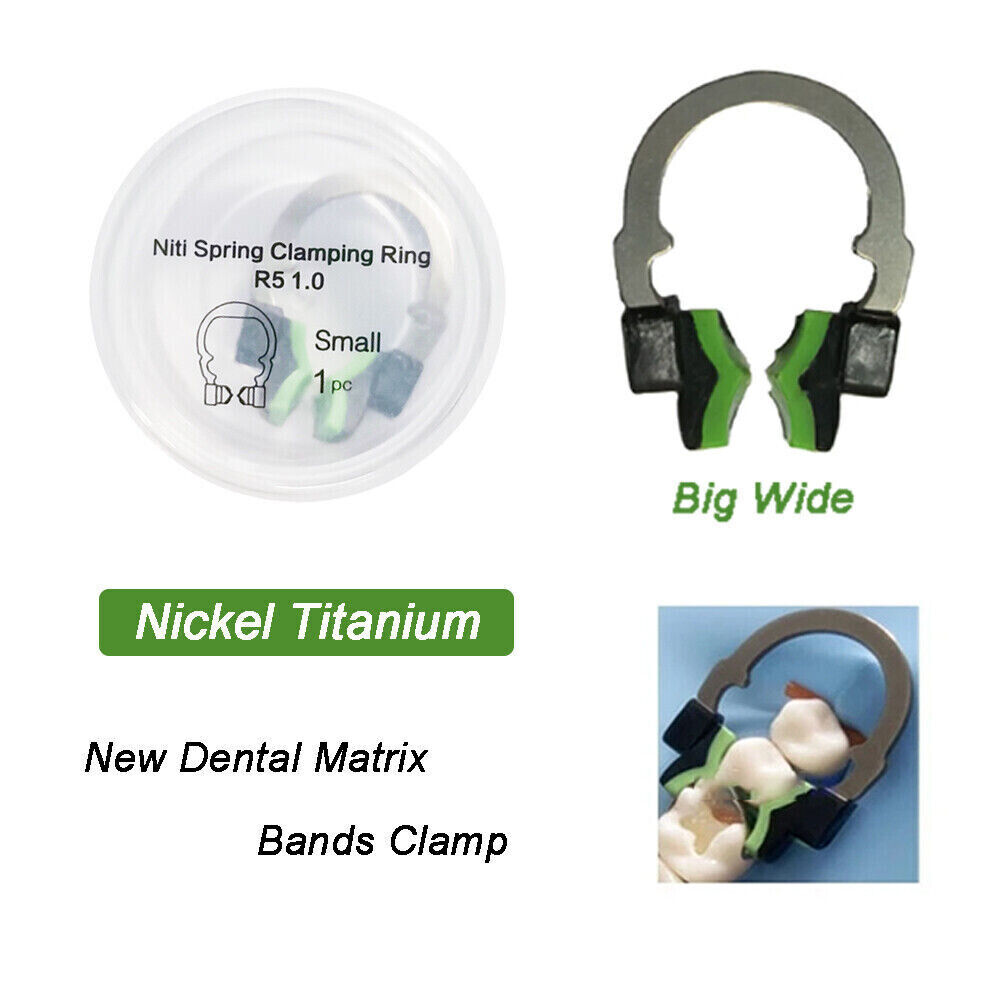Matrice Dentaire Anneau Standard étroit Titane - 1 Pièce, Neuf, Pour Dentiste