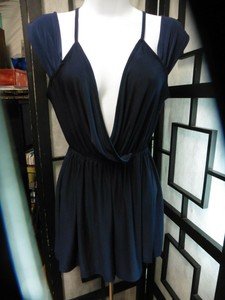 navy blue romper dress