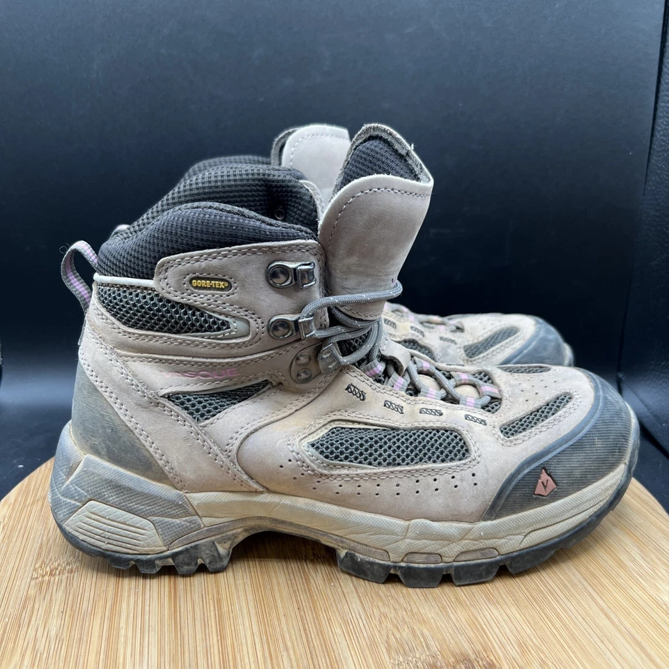 Vasque Breeze 2.0 Mid GTX Womens Size 8.5 Wide 7479 Brown Hiking Boots Vibram - Image 3 of 4