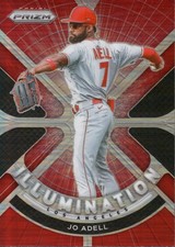 2021 Panini Prizm Illumination Red Prizm #IL-1 Jo Adell Los Angeles Angels