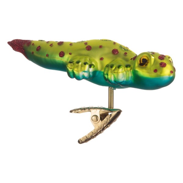 "Christbaumkugel Figur \"Gecko\" Christbaumschmuck Glas Weihnachten"-image