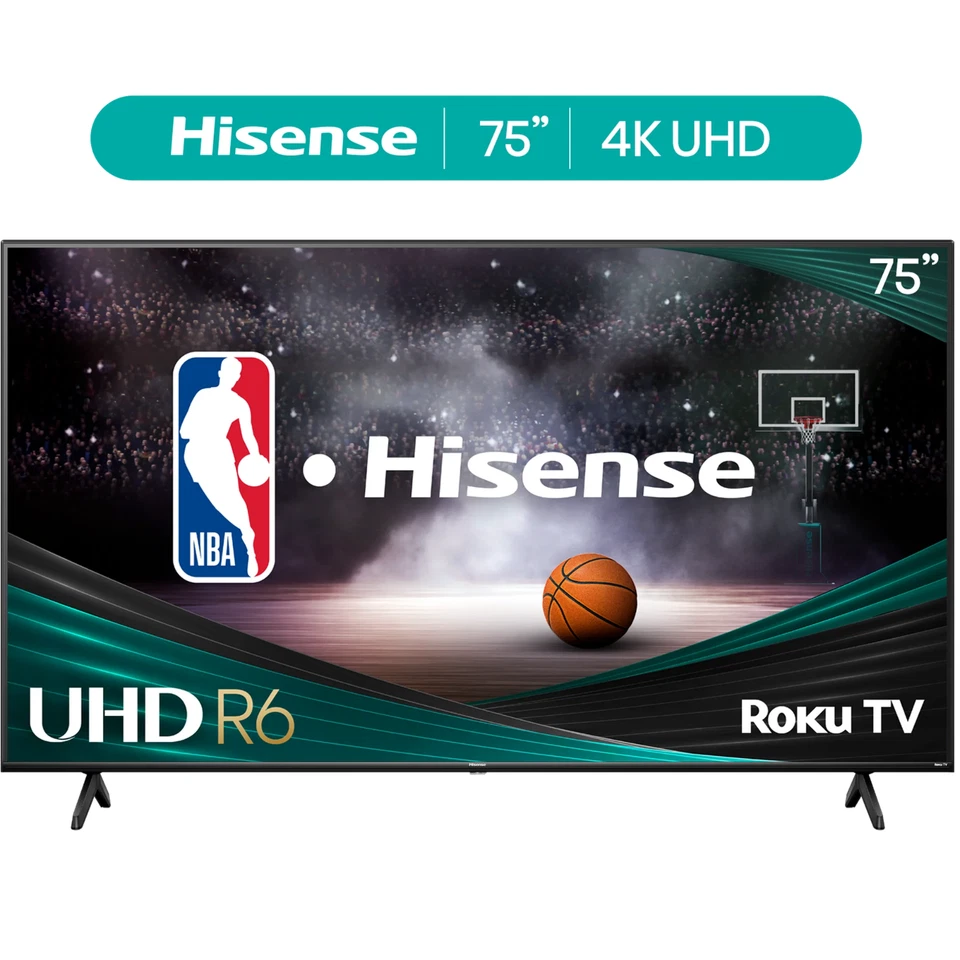 Hisense 75 in Flat screen Tv LED 4K - Image 2 of 4