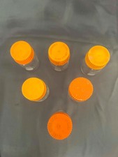 PYREX 100 mL Round Glass Media Bottle w/ Screw Cap Lot of 6 1395-100