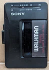 1990 Sony Walkman WM-F2015 AM/FM Cassette Tape Player Works Great Black Portable