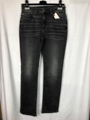 Mavi Damen Jeans Kendra High-Rise, Straight Leg Grau W27 L32