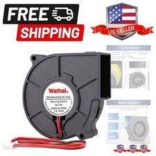 DC Centrifugal Fan 12V 75mm x 30mm Brushless Cooling Turbo Blower Fan 3 inch