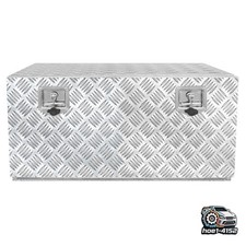 Silver Aluminum Tool Box 36x18x18 Truck Trailer Pickup Truck Bottom Tool Box
