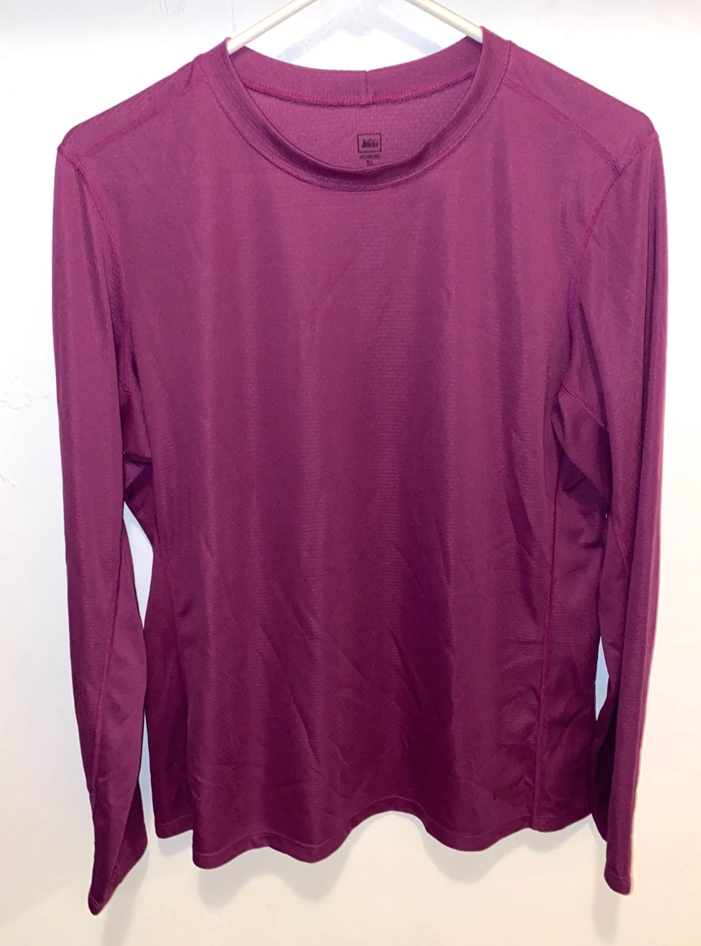 REI CO-OP Midweight Base Layer Pullover Top Purple Women’s XL Performance