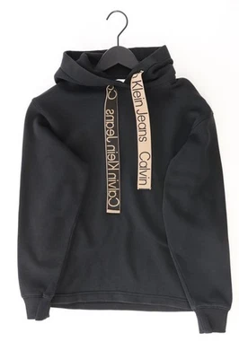 Pull Calvin Klein Hoodie Regular pour femmes taille 32, XS noir en coton - Photo 1/4