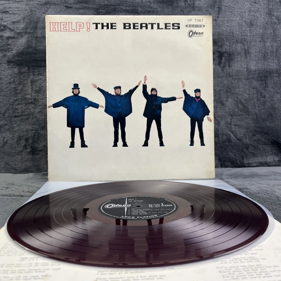Beatles – Help 1965 1st Japan Pressing LP Red Vinyl Record Schallplatte OP7387 - Bild 2 von 4