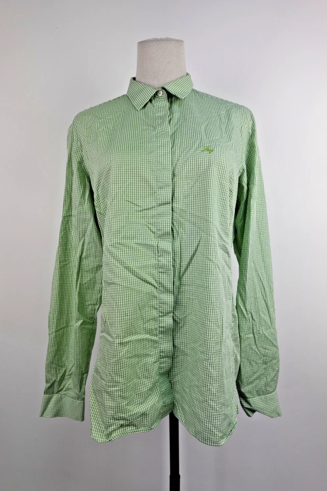 Fay Hemd Baumwolle Frau Gr. XL Hemd Frau Casual Vintage " Gingham " - Bild 1 von 4