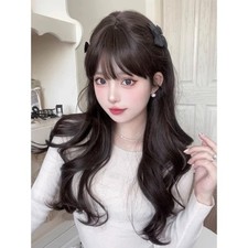 Long, Wavy, Curly Wig For Women. Natural-Looking, Full Wig With Curls. Heat-Res 