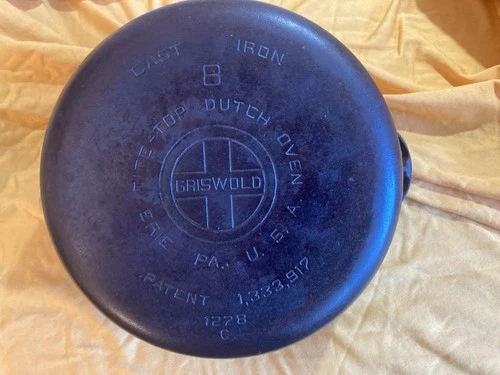 Griswold No.8 Dutch Oven  Big Block Logo 1278C