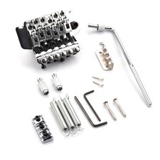 Tremolo Double Locking Bridge Kit Silver For Floyd Rose Electric Guitar Parts cc