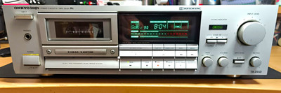 Onkyo Integra TA-2550 Kassettendeck Dolby B/C NR HX Pro 3 Kopf Silber