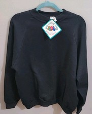 Vtg 1992 Fruit Of The Loom Casualwear Fleece Top Sweatshirt Women's XL USA NOS