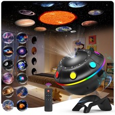 Galaxy Projector for Bedroom, 13 in 1 Planetarium Star Projector with Solar