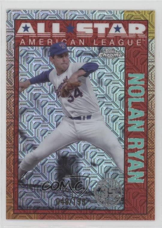 2025 Topps Series 2 Aqua Refractor /199 Nolan Ryan #90ASC-20 HOF o7m