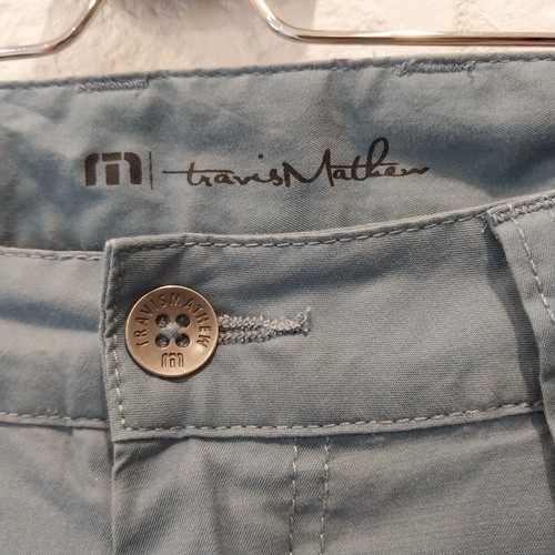 Travis Mathew Pants Mens 38 x 32 Blue Performance Golf Stretch Chino - Picture 7 of 11