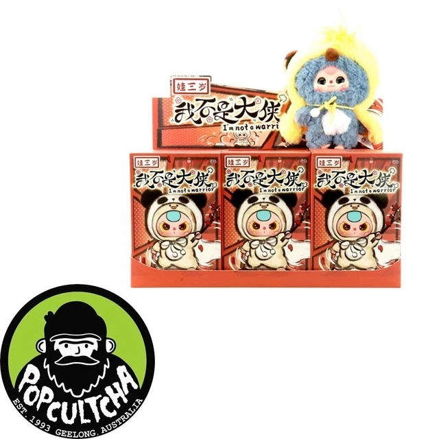 Baby Three - I'm Not A Warrior Blind Box Vinyl Plush Keychain (Display of 6)