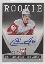 2010-11 Zenith Donruss Elite Dare to Tear 20/99 Cory Emmerton Rookie Auto RC u0h