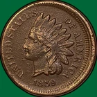 1859 Misaligned Die Error Indian Head Cent Extremely Fine XF Coin #36081