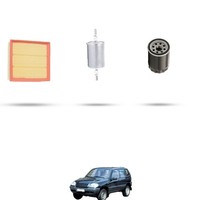 Hoffcar Wartungskit - 3 Filter FüR Chevrolet Niva 1.8 92Kw Ab 2007