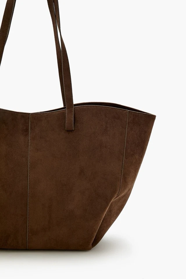 Nuevo BOLSO DE MANO FOREVER 21 GAMUZA SINTÉTICA Foto 4 de 4