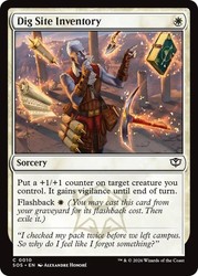 Dig Site Inventory 10/444 Secrets of Strixhaven Foil