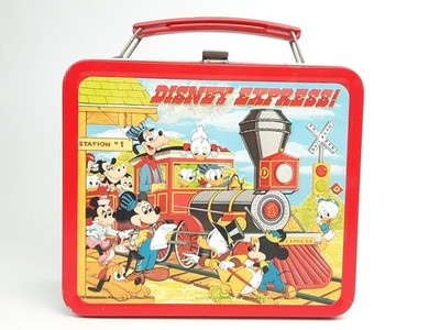 Vintage Walt  DISNEY EXPRESS - Lunchbox Metallkoffer - Aladdin Industries TOP !!