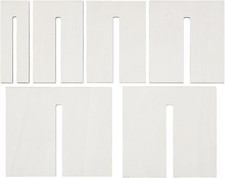 6Pcs Bow Maker Templates Wooden Bow Maker Wood Bow Tie Boards Ribbon Bow Making