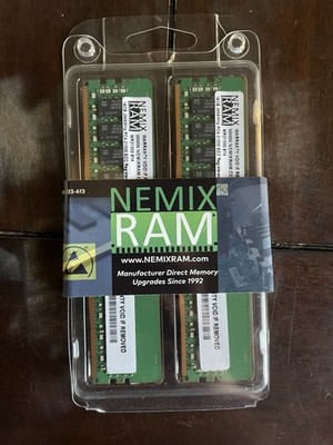 64GB (4 x 16GB) NEMIX RAM DDR4-2666MHz PC4-21300 ECC MD21300-614