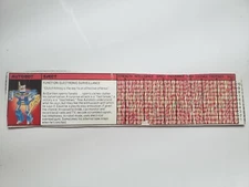 TRANSFORMERS G1 CASSETTE TAPE TECH SPEC CARD EJECT