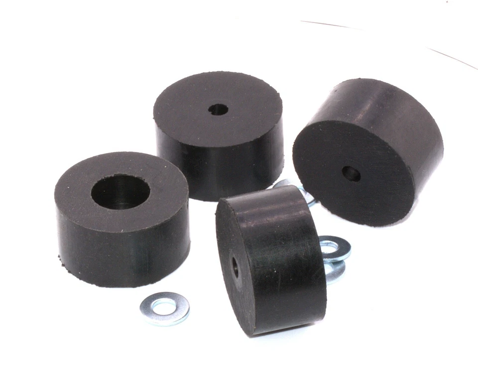 Natural Black Rubber Feet - Compressors, Industrial Equipment, Amps, Washer, Saw - Image 4 of 4