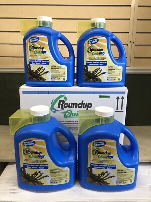 Roundup Quik Pro 6.8 LB Weed/Grass Killer (QuickPro)  4 Jugs -  WE SHIP FAST