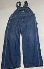 Liberty Overalls Mens 36 Blue Denim Carpenter Work Overalls Mens 36 x 29