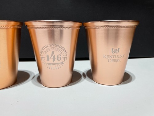 2018, 2019, 2020 & Non-Year Kentucky Derby Woodford Reserve Copper Julep Cups - Picture 3 of 12