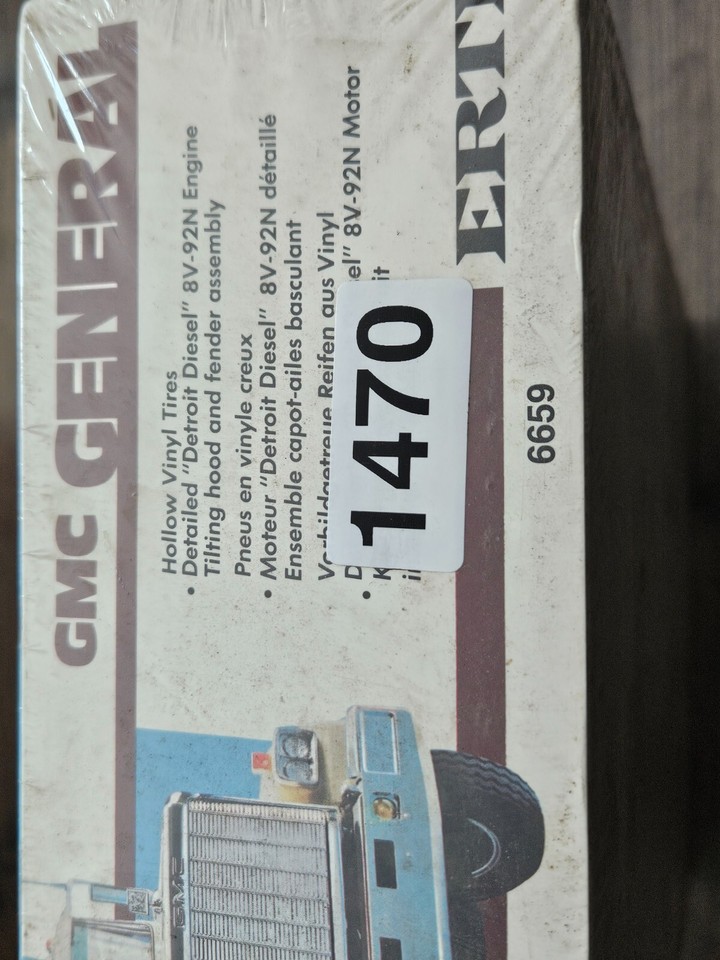 1983 AMT ERTL GMC General Semi 1/25 Scale Plastic Model Kit 6659, New ...