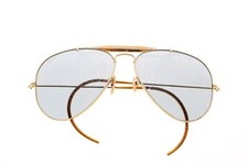 58 14mm B L RAY BAN GEP B15 TOP-GRADIENT OUTDOORSMAN AVIATOR SUNGLASSES CASE