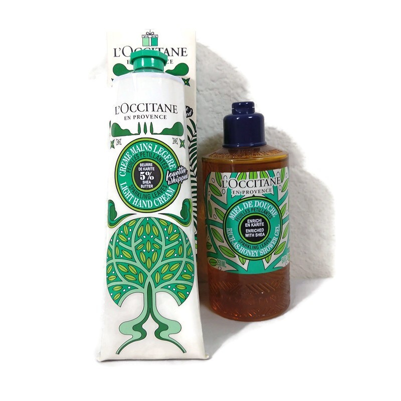 L'Occitane Limited Edition Sparkling Leaves Hand Cream & Shower