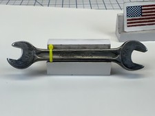 INDESTRO 1/2in. X 9/16in. Open End Wrench, USA Made - Yellow Tag