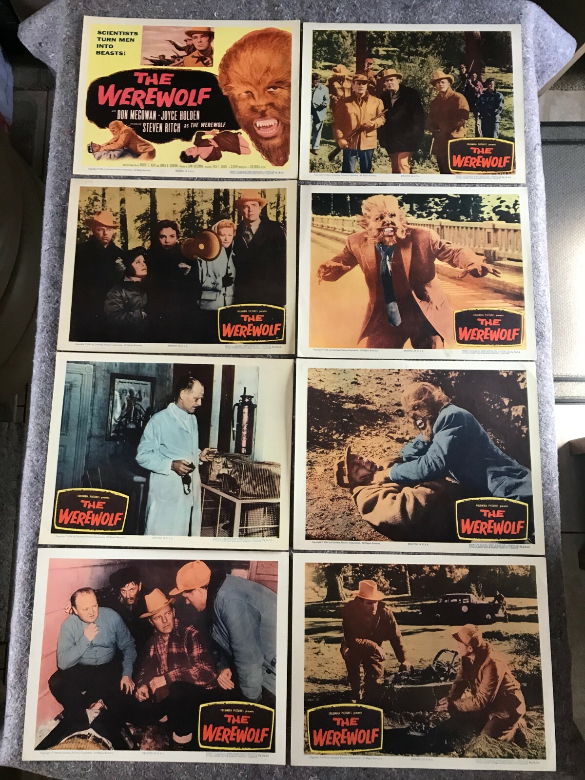 THE WEREWOLF 1956 ORIGINAL LOBBY CARD SET 11