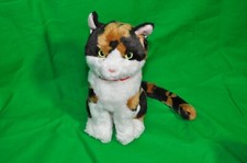 Fao Schwarz Calico Cat Toys R Us Large 12 in Sitting Kitten Stuffed Plush Toy