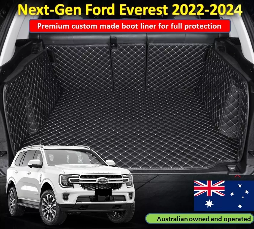 Fits New Next Gen Ford Everest 2022 2024 Custom Made Cargo Trunk Mats Boot Liner
