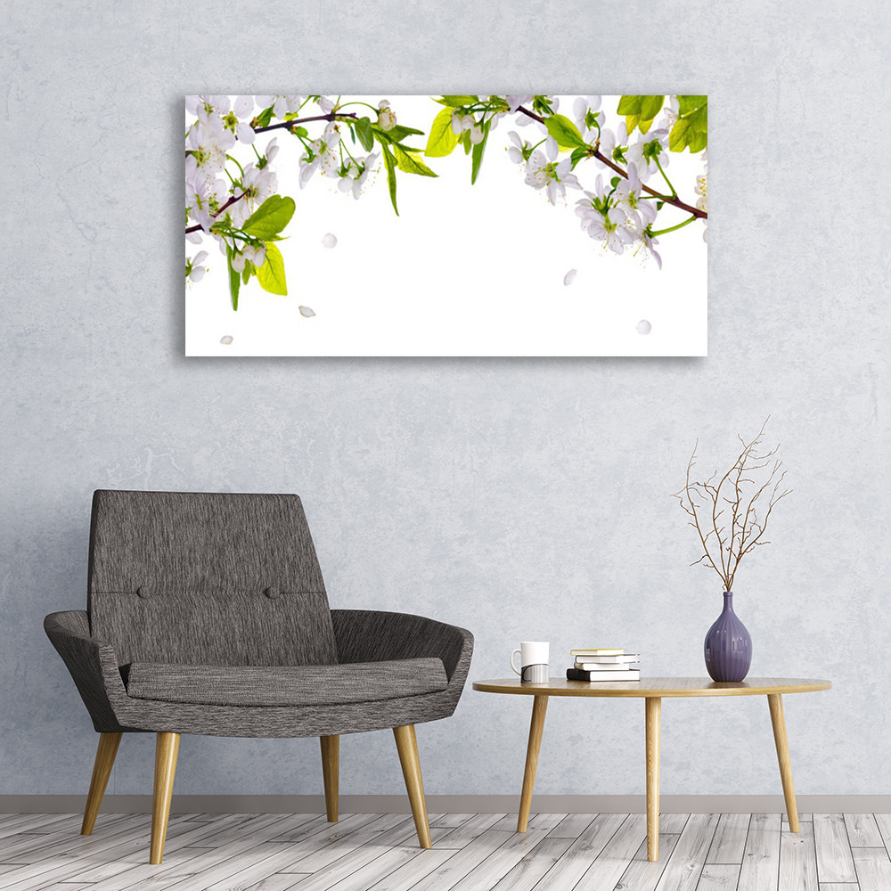 Impression acrylique de qualité supérieure fleurs nature 120x60 cm - 2