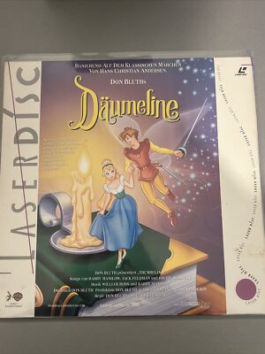 DÄUMELINE Don Bluth -- LASERDISC LD Hans Christian Andersen