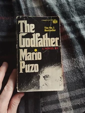 The Godfather by Mario Puzo Fawcett Crest Paperback Edition 1970, Rare, Vintage